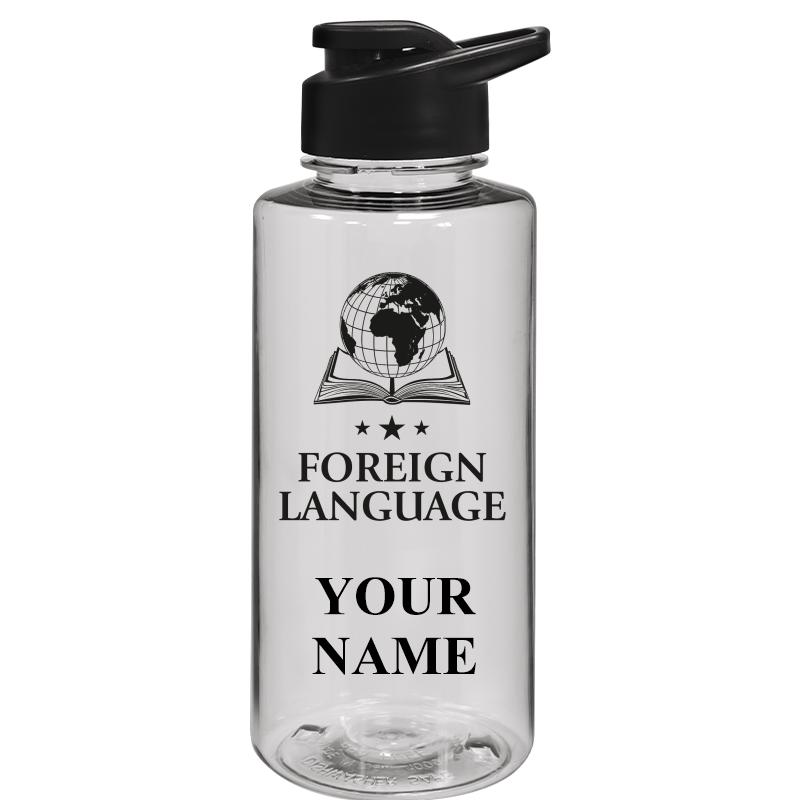 WATER BOTTLE 36OZ CLEAR
