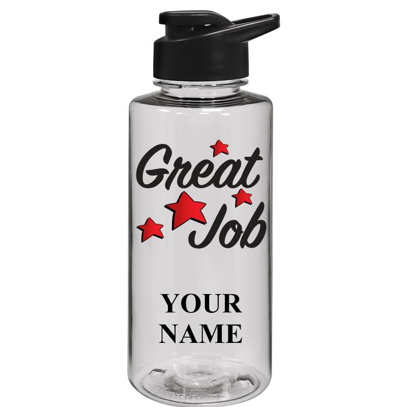 WATER BOTTLE 36OZ CLEAR