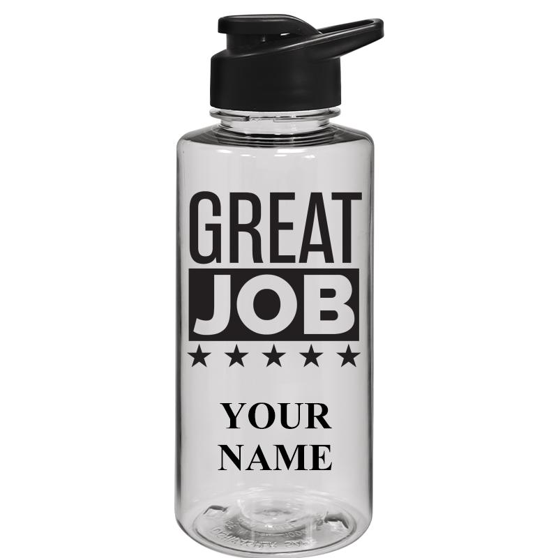 WATER BOTTLE 36OZ CLEAR