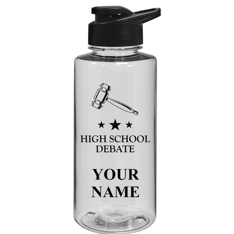 WATER BOTTLE 36OZ CLEAR