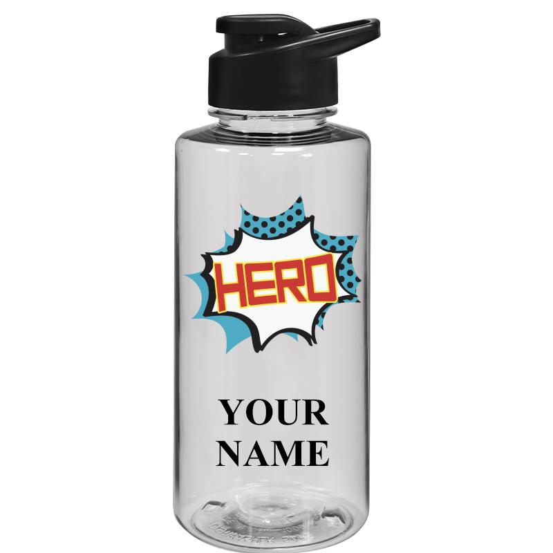 WATER BOTTLE 36OZ CLEAR