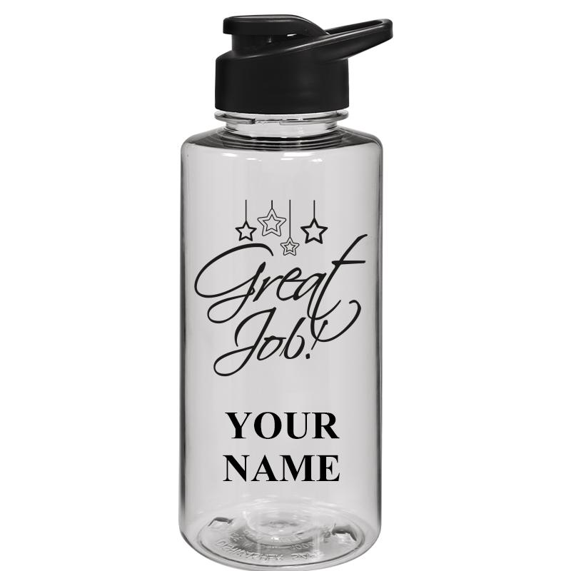 WATER BOTTLE 36OZ CLEAR