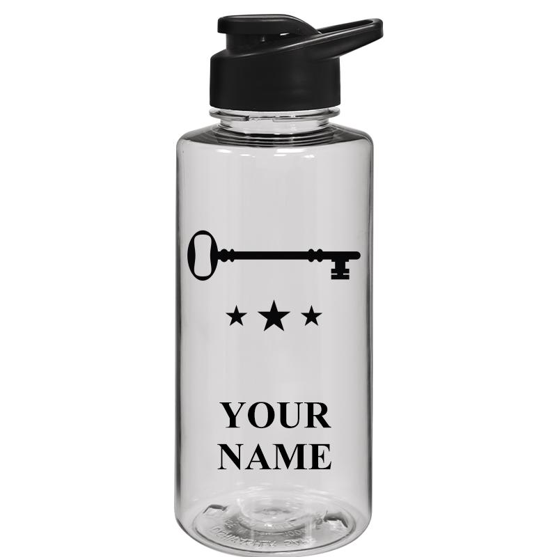 WATER BOTTLE 36OZ CLEAR