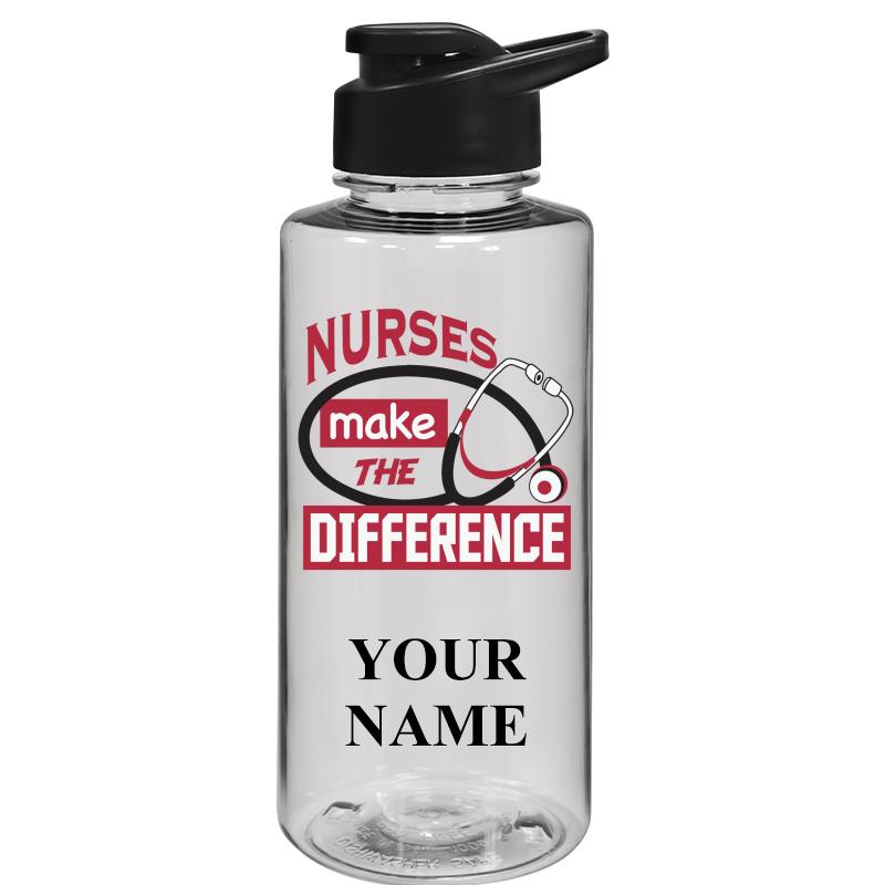 WATER BOTTLE 36OZ CLEAR