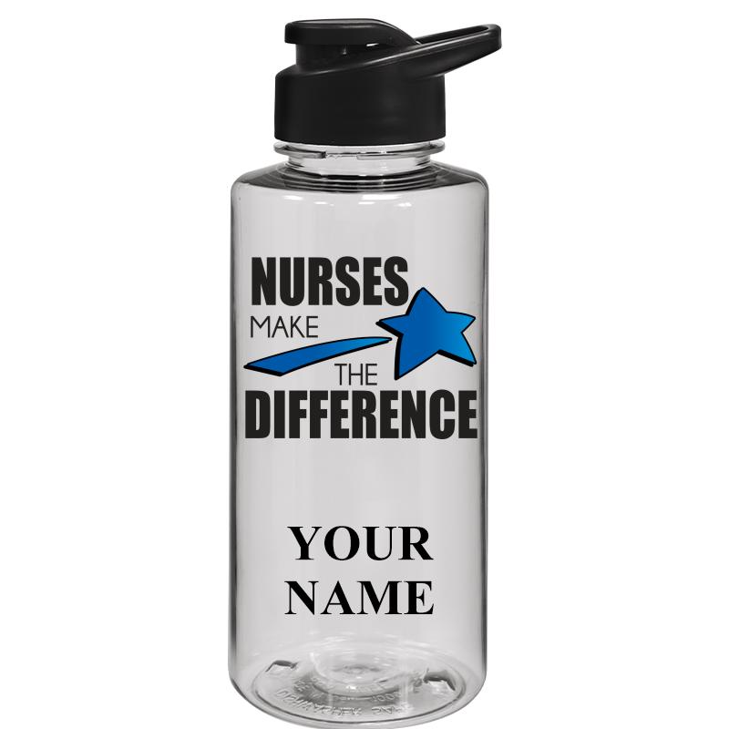 WATER BOTTLE 36OZ CLEAR