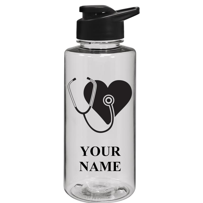 WATER BOTTLE 36OZ CLEAR