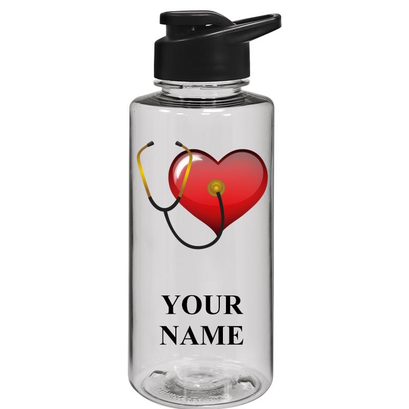 WATER BOTTLE 36OZ CLEAR