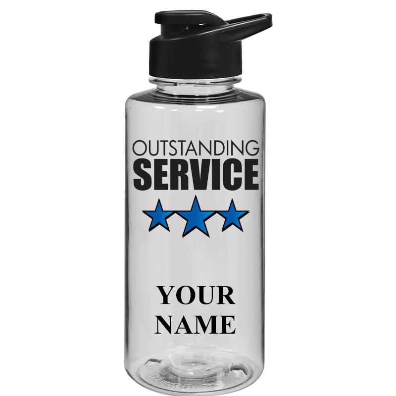 WATER BOTTLE 36OZ CLEAR