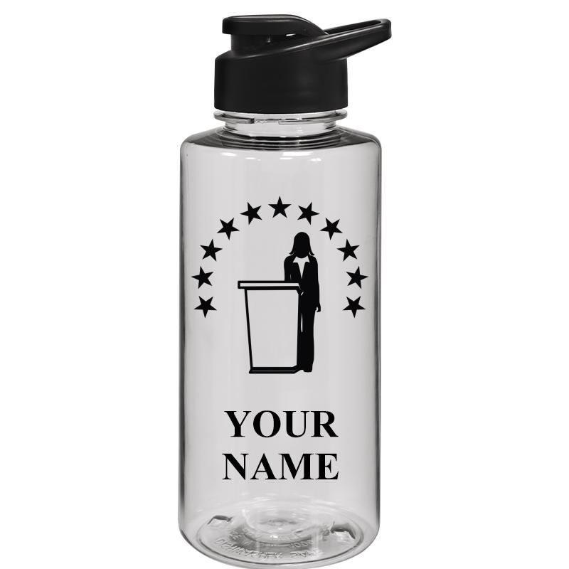 WATER BOTTLE 36OZ CLEAR