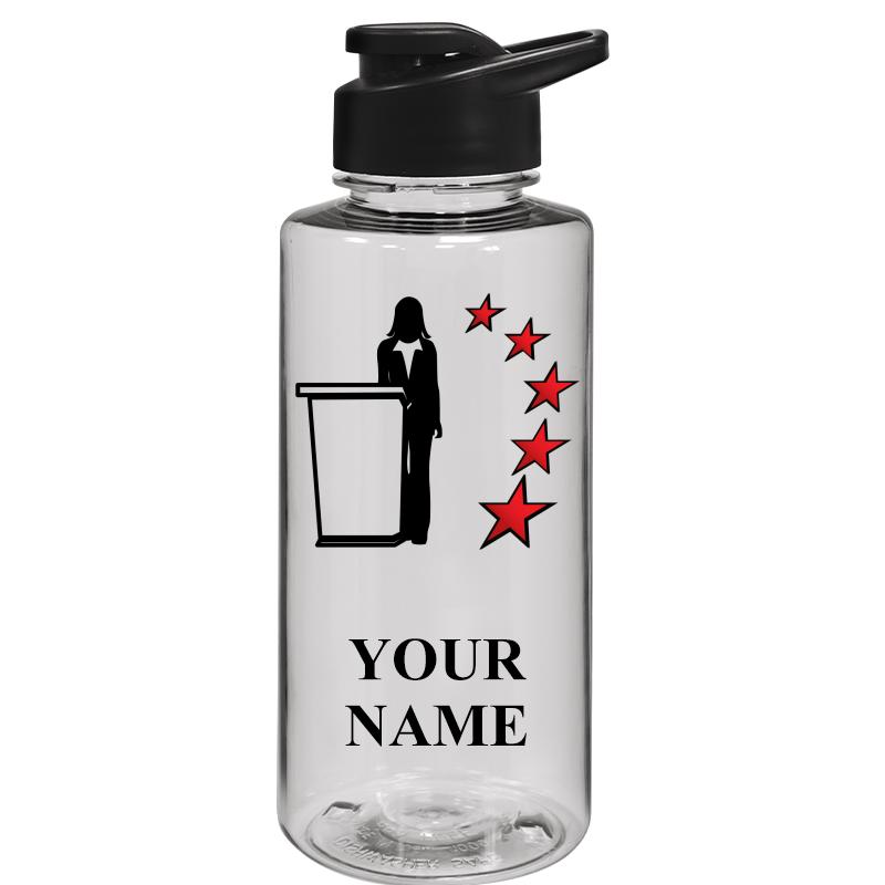 WATER BOTTLE 36OZ CLEAR