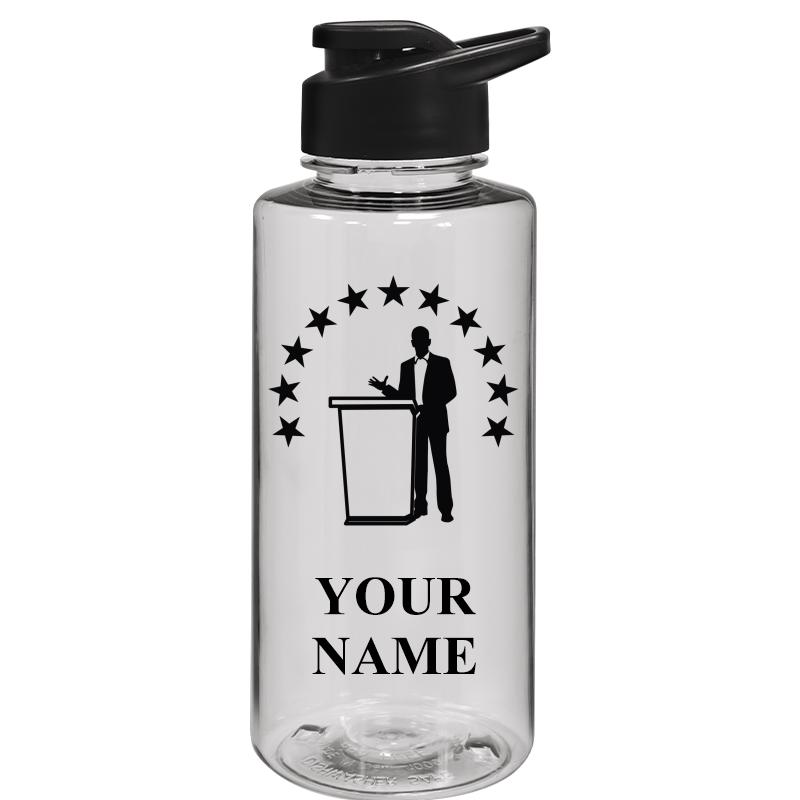 WATER BOTTLE 36OZ CLEAR