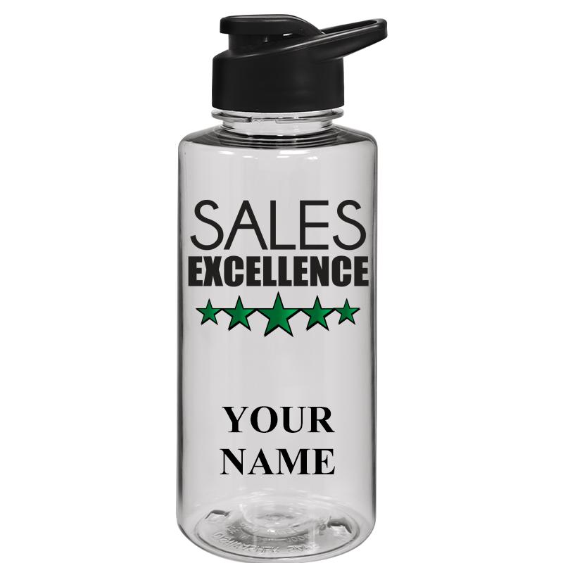 WATER BOTTLE 36OZ CLEAR