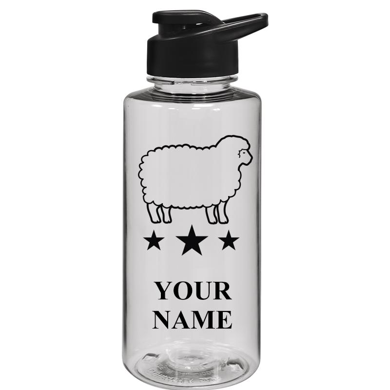 WATER BOTTLE 36OZ CLEAR