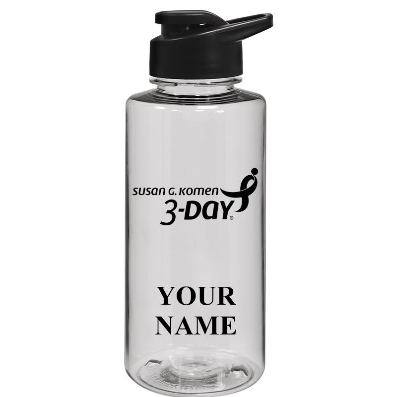 WATER BOTTLE 36OZ CLEAR
