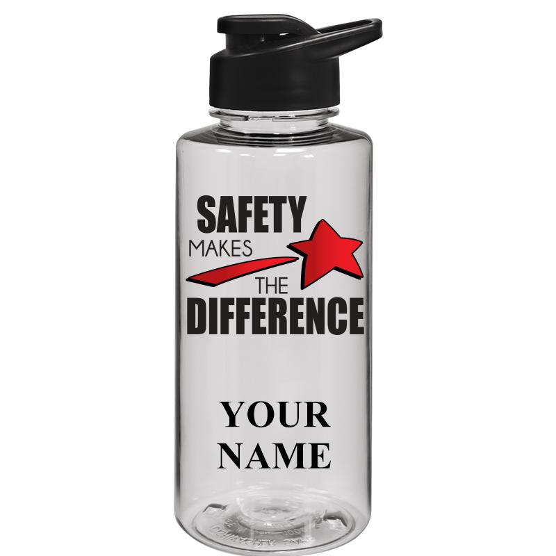WATER BOTTLE 36OZ CLEAR