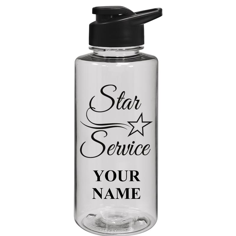 WATER BOTTLE 36OZ CLEAR