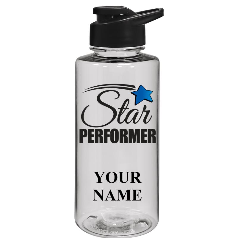 WATER BOTTLE 36OZ CLEAR