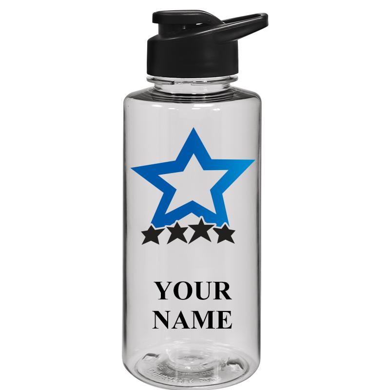 WATER BOTTLE 36OZ CLEAR