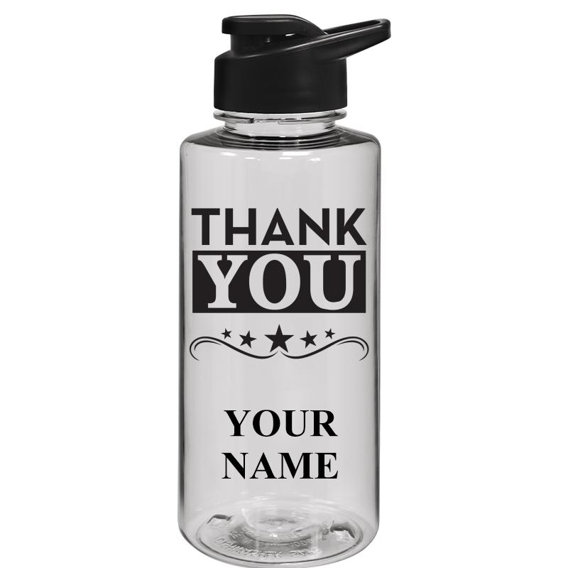 WATER BOTTLE 36OZ CLEAR