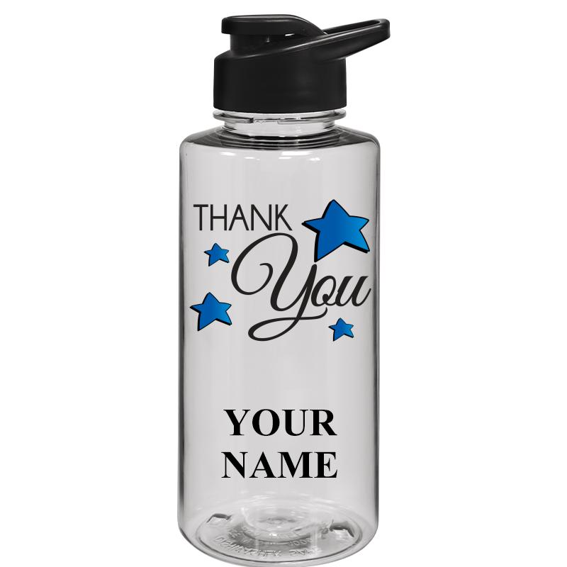 WATER BOTTLE 36OZ CLEAR