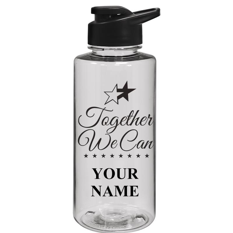 WATER BOTTLE 36OZ CLEAR