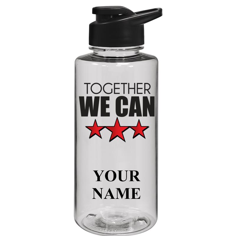 WATER BOTTLE 36OZ CLEAR