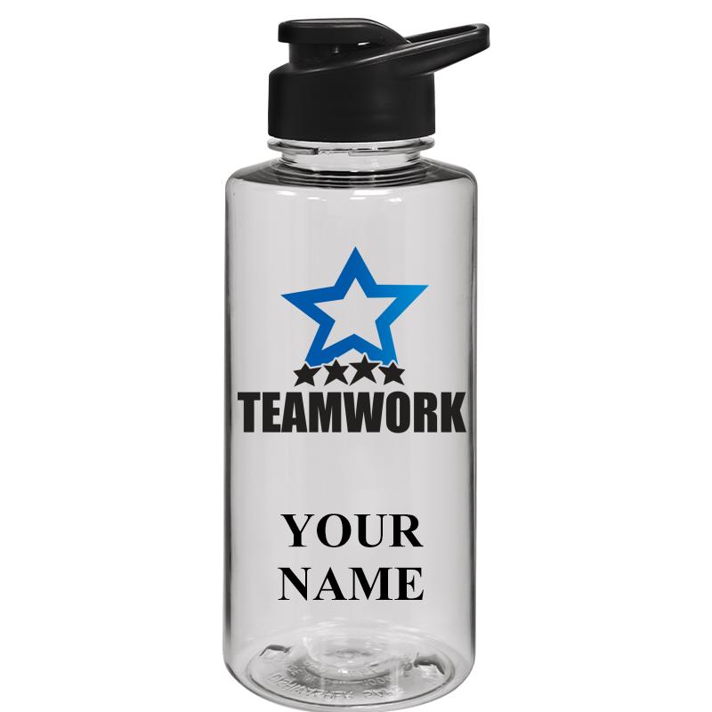 WATER BOTTLE 36OZ CLEAR