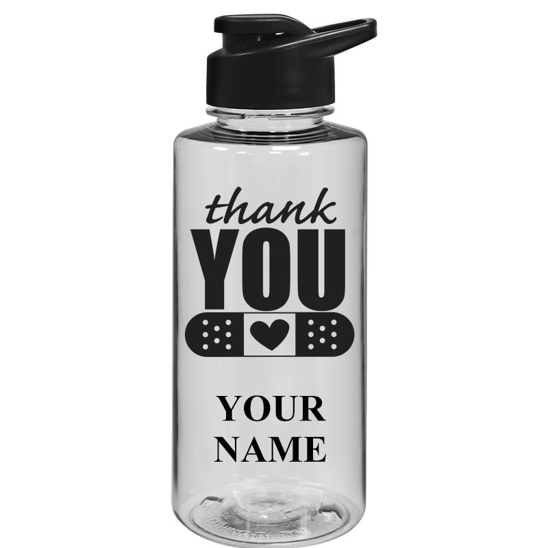 WATER BOTTLE 36OZ CLEAR