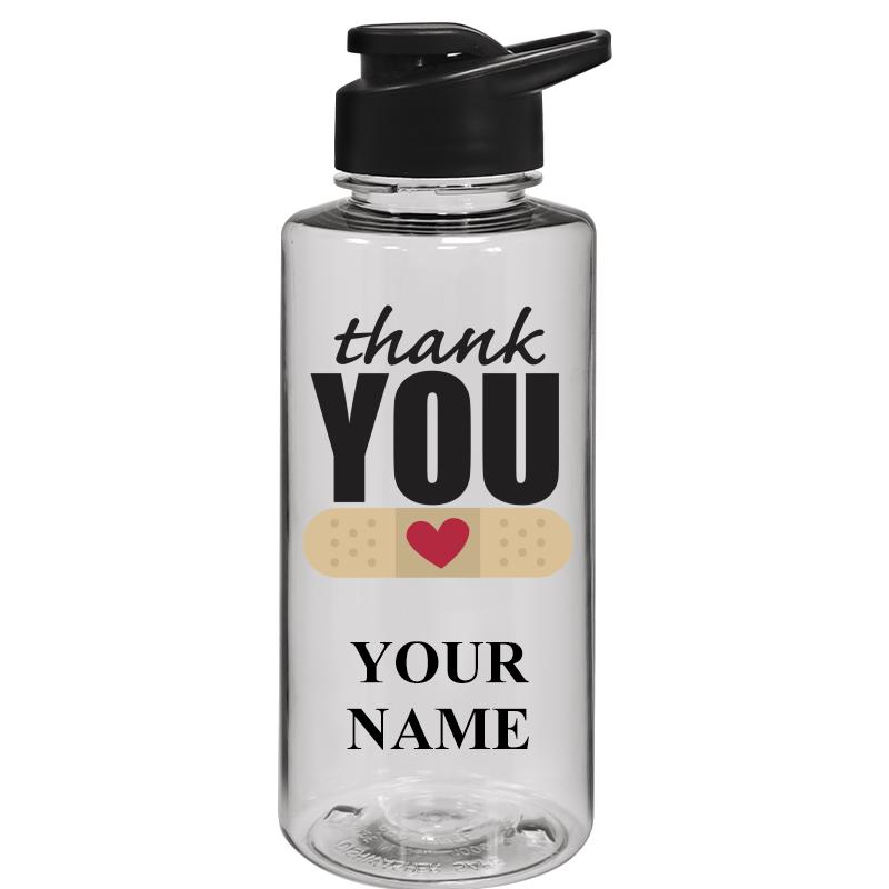 WATER BOTTLE 36OZ CLEAR