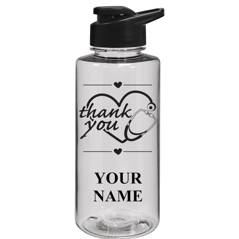 WATER BOTTLE 36OZ CLEAR