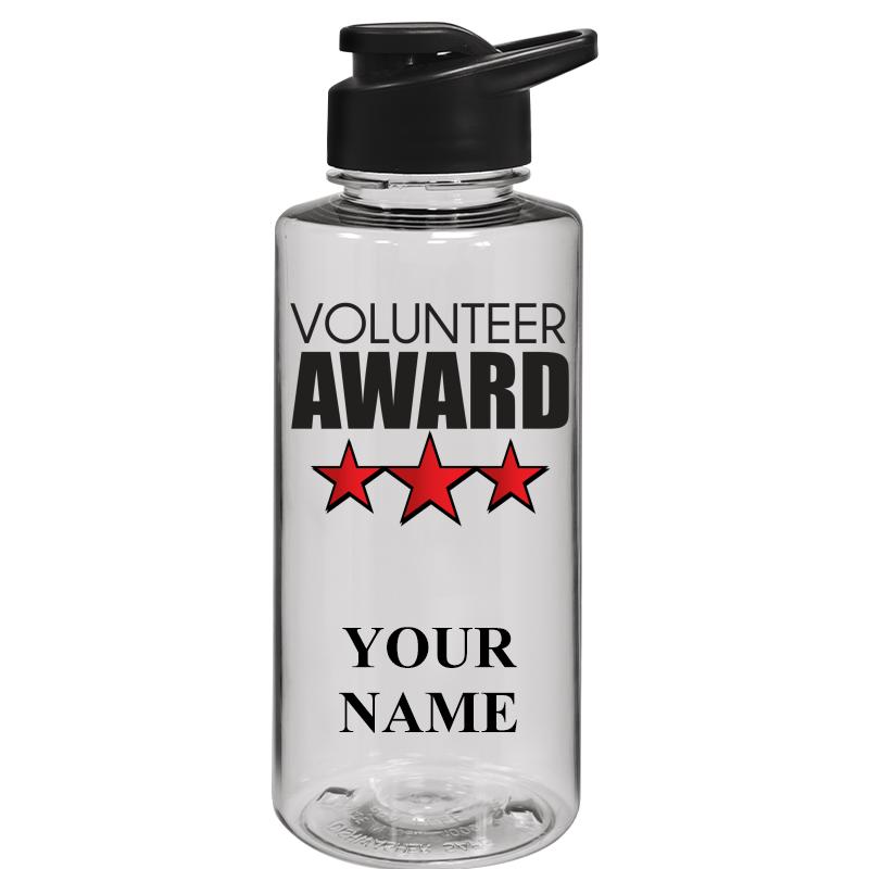 WATER BOTTLE 36OZ CLEAR