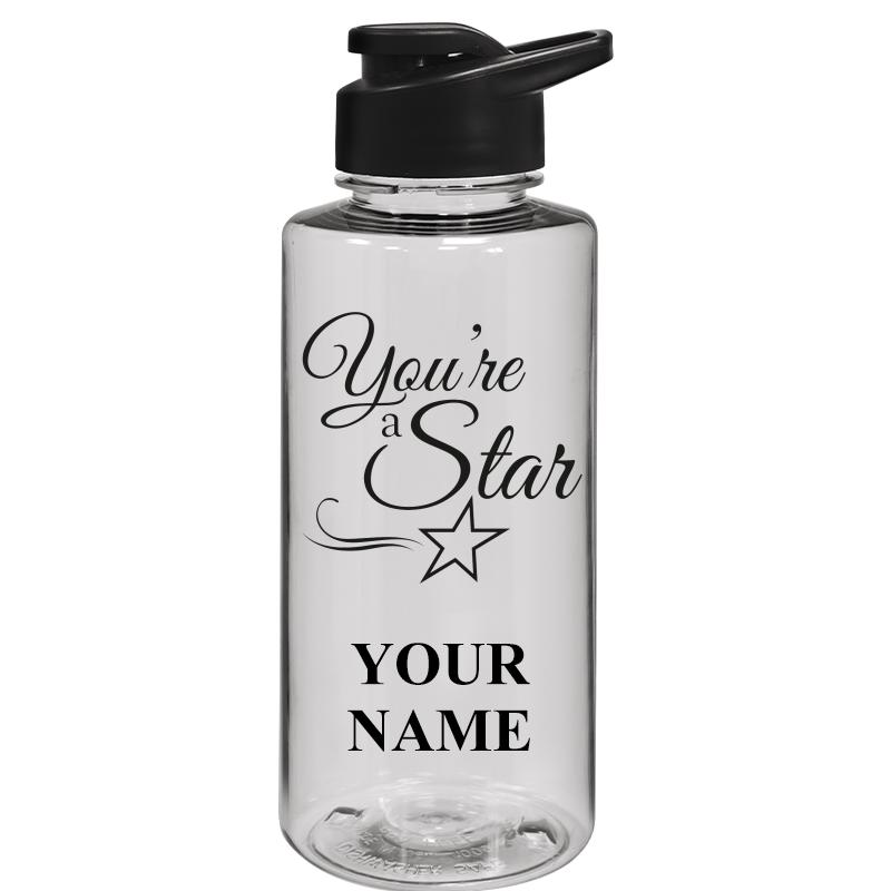 WATER BOTTLE 36OZ CLEAR