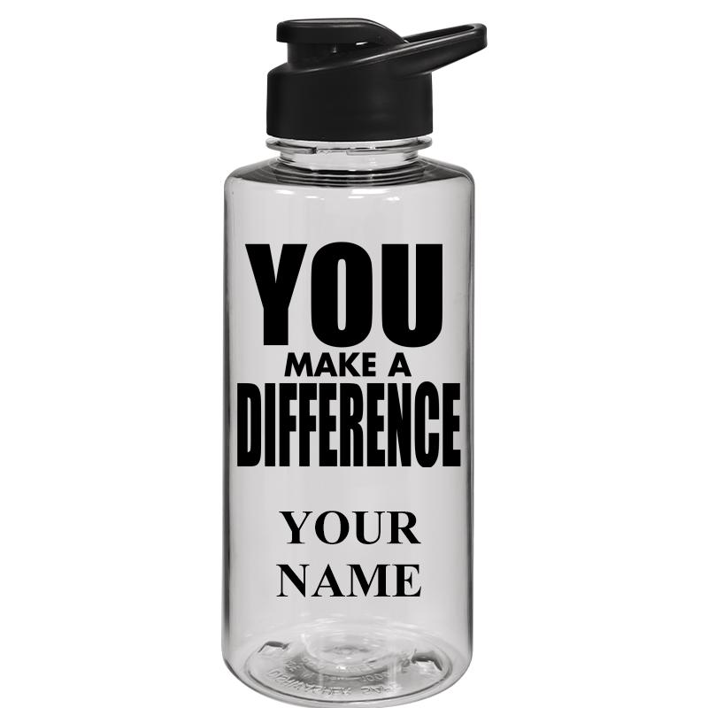 WATER BOTTLE 36OZ CLEAR