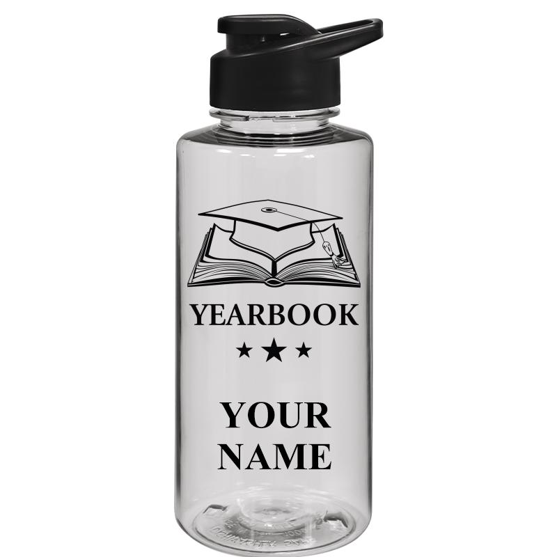 WATER BOTTLE 36OZ CLEAR