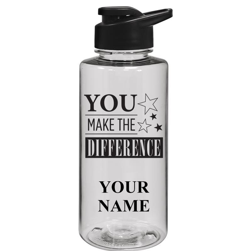 WATER BOTTLE 36OZ CLEAR