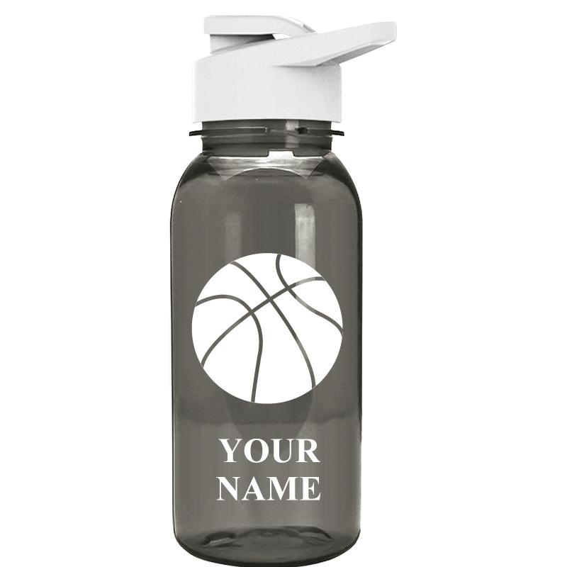 WATER BOTTLE 18OZ GRAY
