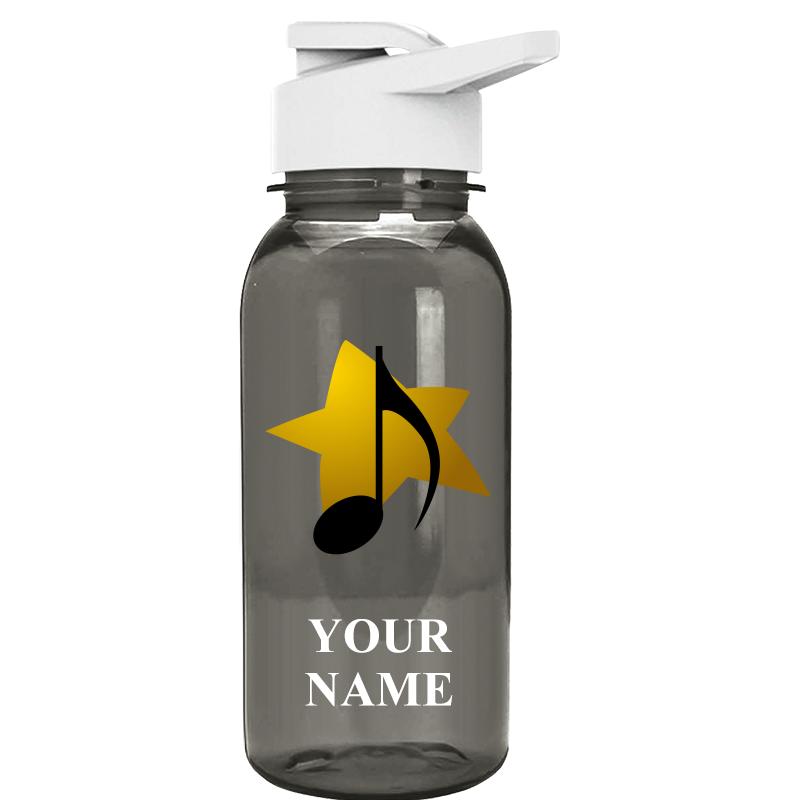 WATER BOTTLE 18OZ GRAY