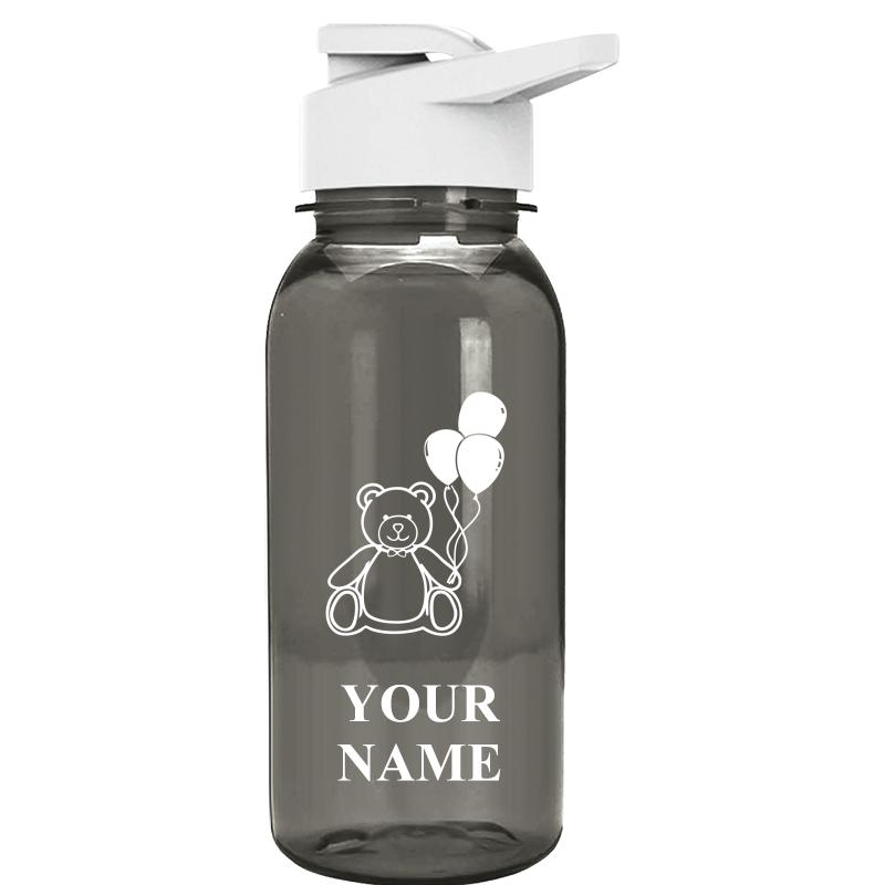 WATER BOTTLE 18OZ GRAY