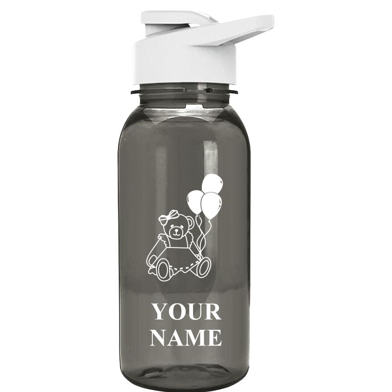 WATER BOTTLE 18OZ GRAY
