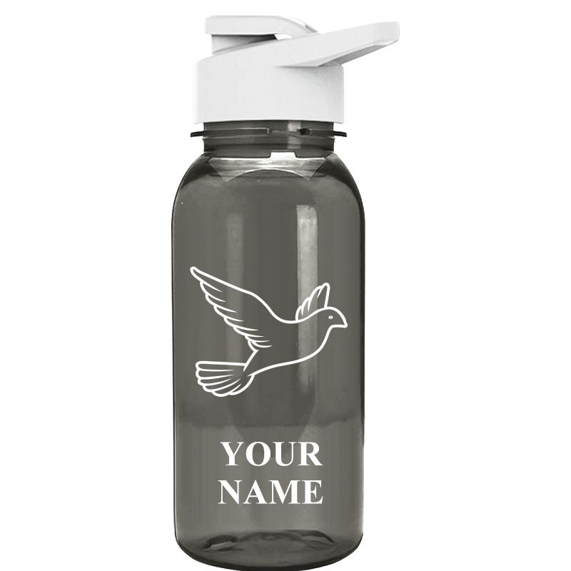 WATER BOTTLE 18OZ GRAY