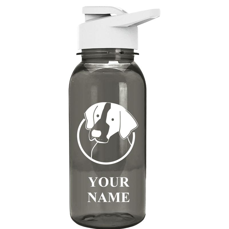 WATER BOTTLE 18OZ GRAY