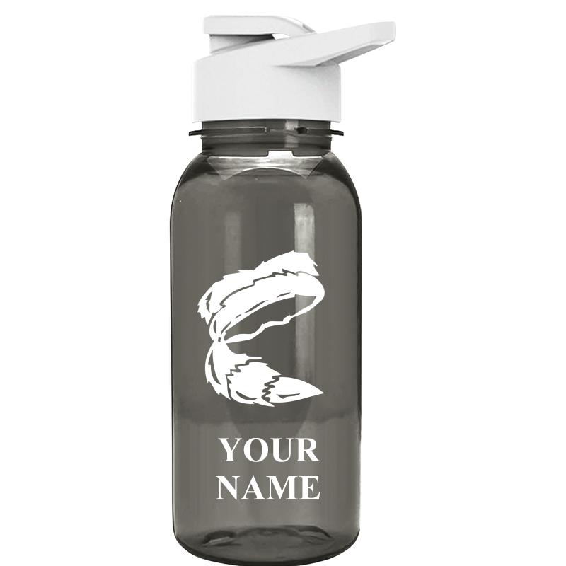 WATER BOTTLE 18OZ GRAY