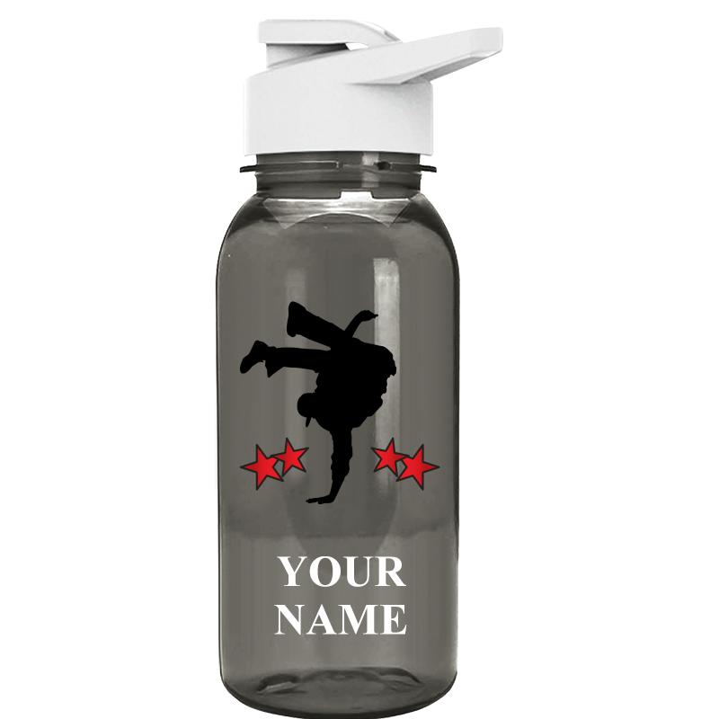 WATER BOTTLE 18OZ GRAY