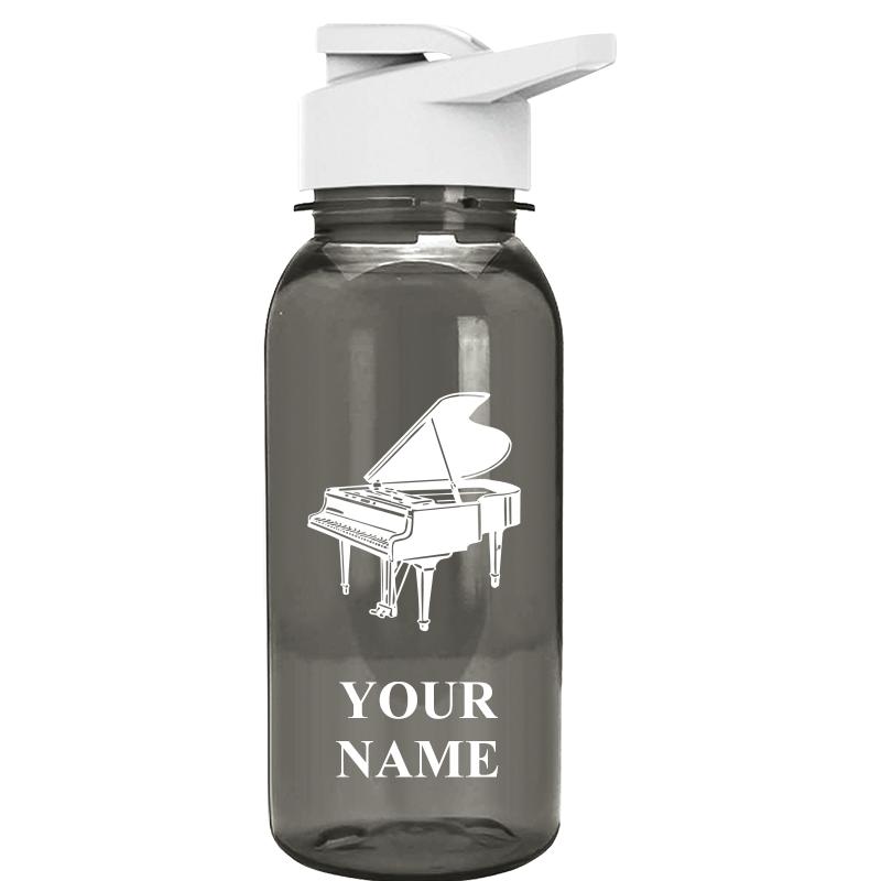 WATER BOTTLE 18OZ GRAY