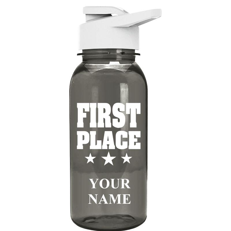WATER BOTTLE 18OZ GRAY