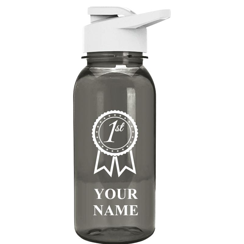 WATER BOTTLE 18OZ GRAY
