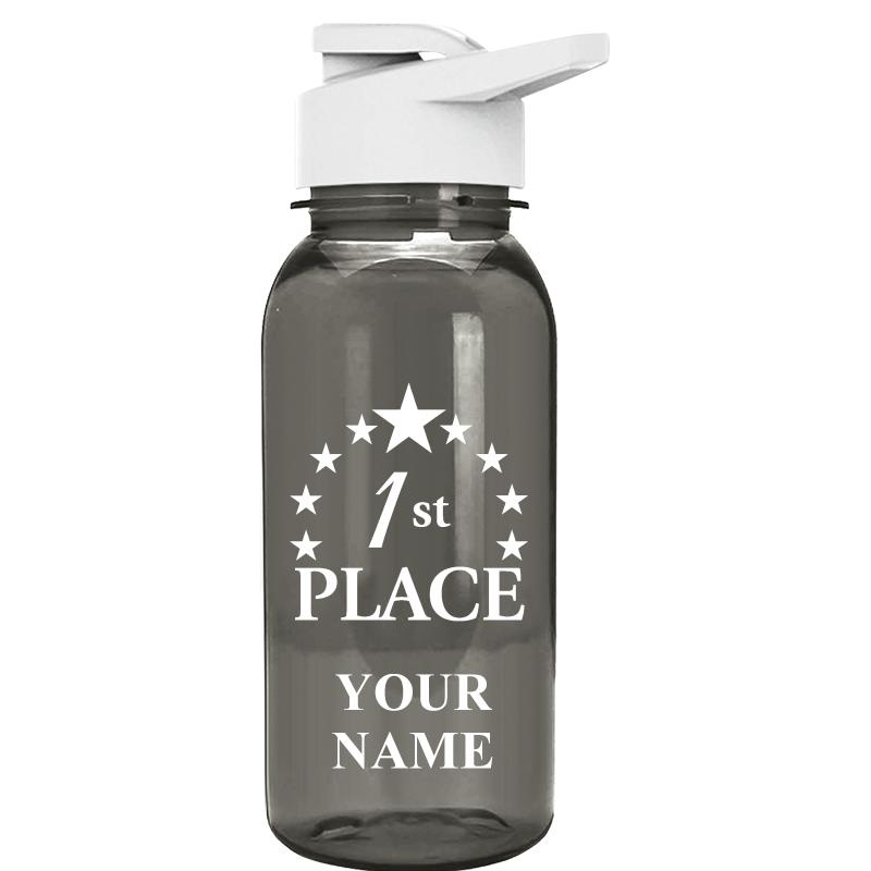 WATER BOTTLE 18OZ GRAY