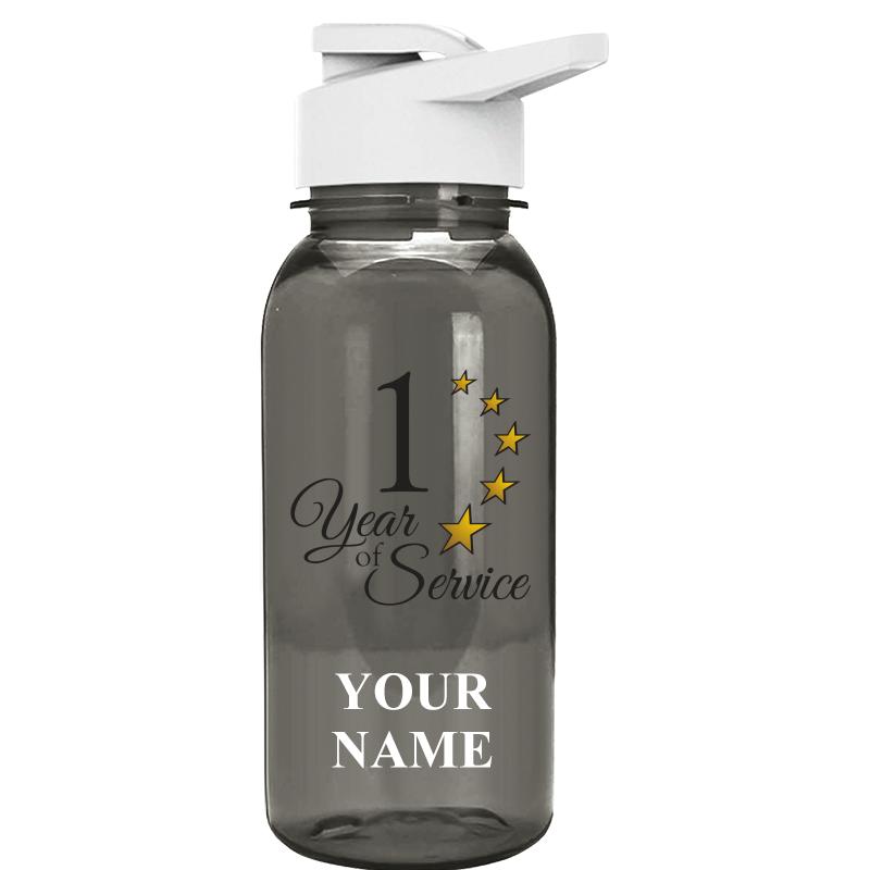 WATER BOTTLE 18OZ GRAY