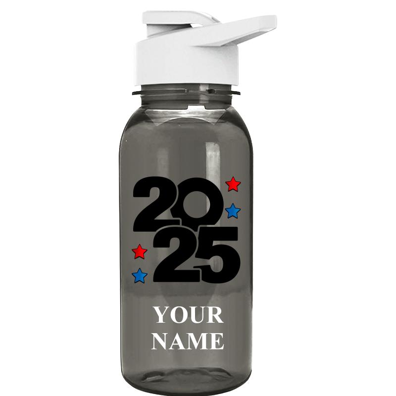 WATER BOTTLE 18OZ GRAY