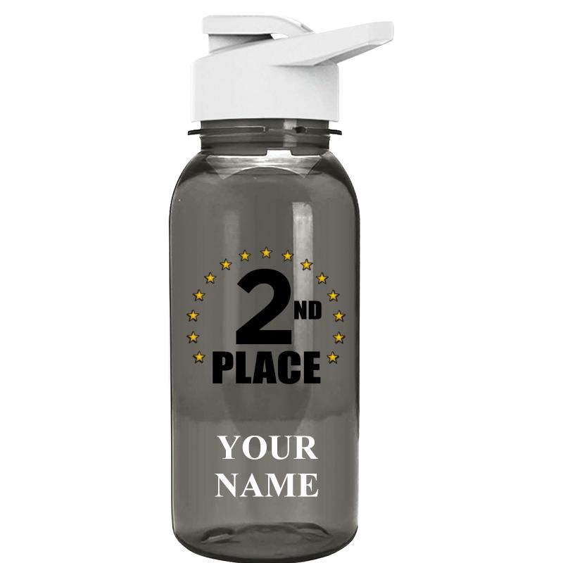 WATER BOTTLE 18OZ GRAY